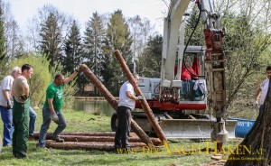 Bauarbeiten Uferstruktur